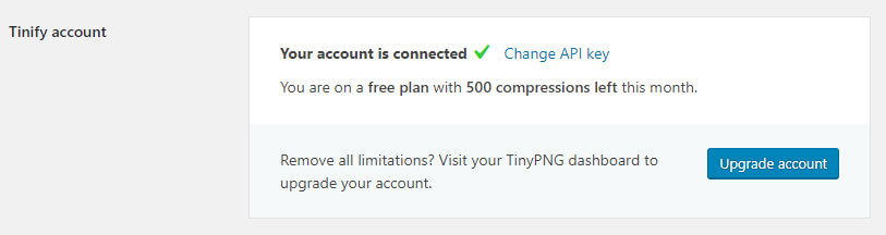 アカウントの登録完了