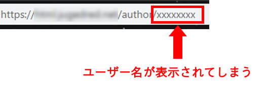WordPressのユーザー名が表示されてしまう