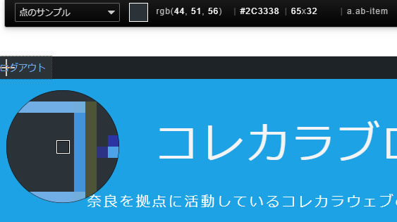 ColorZilla実行画面