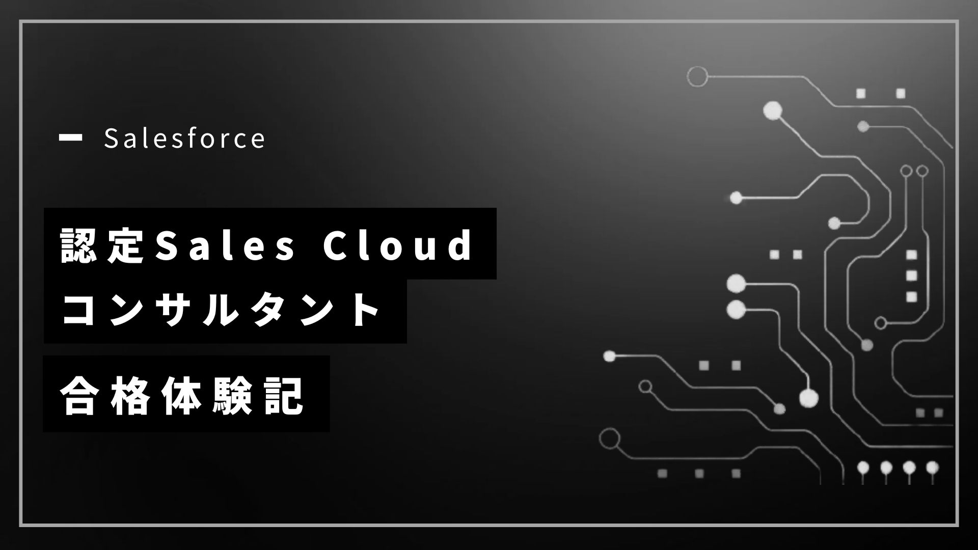 【2025年最新版】Salesforce認定Sales Cloudコンサルタント合格体験記